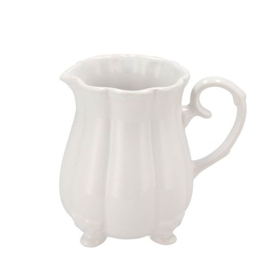 Keramik Kanne weiss 15x11x15cm