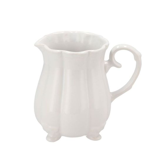 Keramik Kanne weiss 15x11x15cm