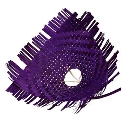 Strausshalter Bambus lila flechten D34cm
