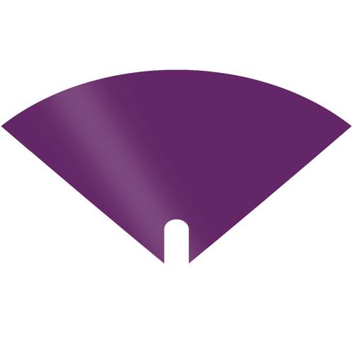 Tüte Moon Isa lila 30x30cm 