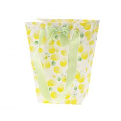Tasche Blossom gelb 17/11x20cm