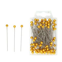 Stecknadel Perle gold 06x65mm x100