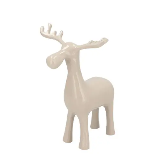 Elch Hawley Sand creme 14.5x13x18cm