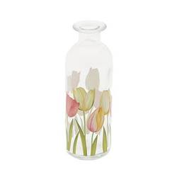 Glas Flasche Tulpe D05.5cm H16.5cm