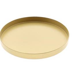 Melamine Teller gold D32cm H03cm