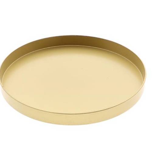 Melamine Teller gold D32cm H03cm