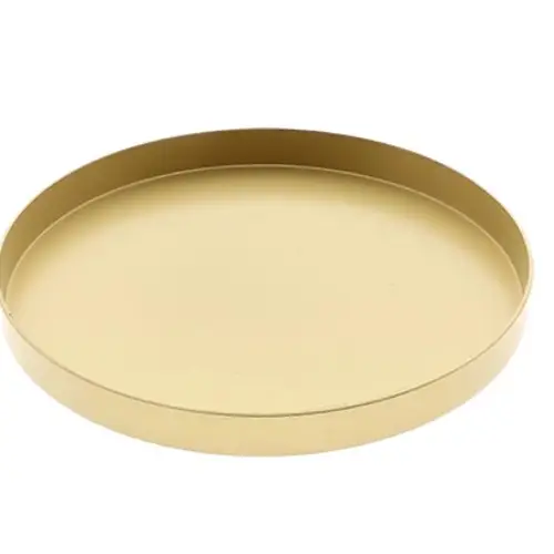 Melamine Teller gold D32cm H03cm