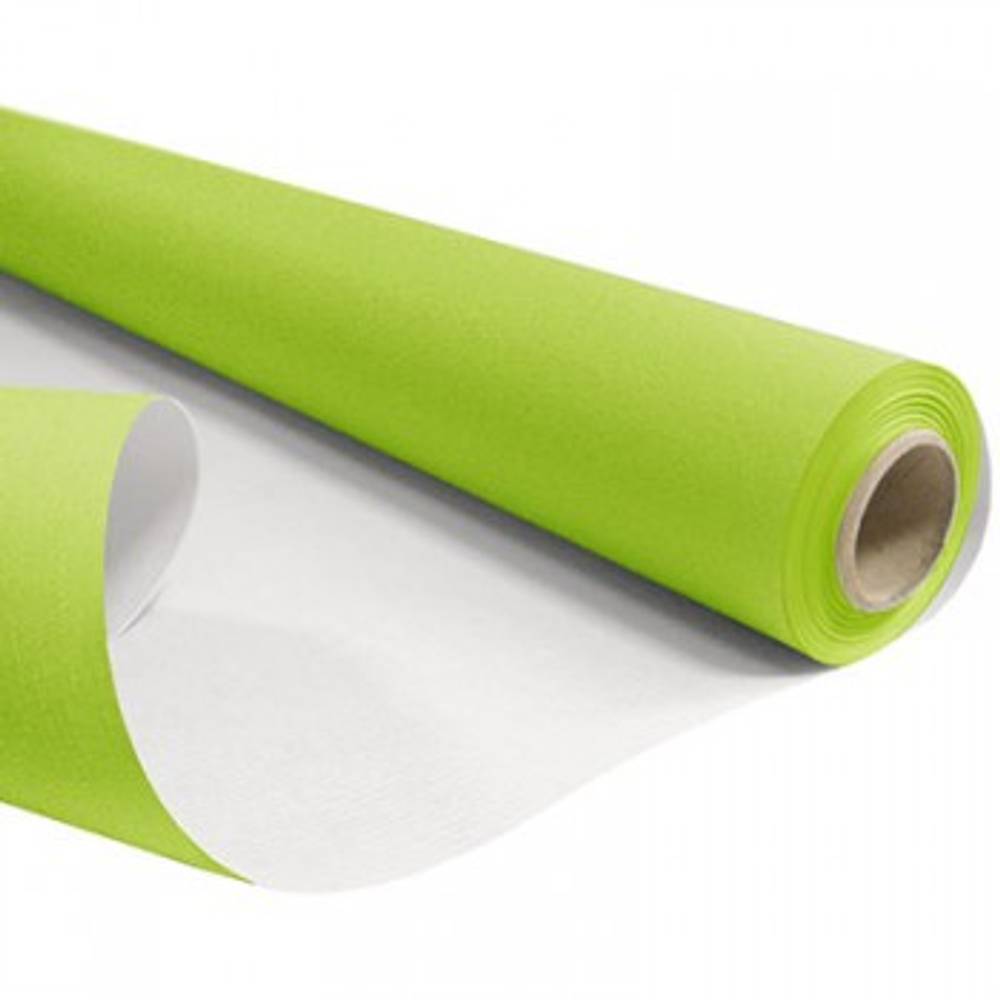 Papier Rolle 80cm weiss/grün 60gr 40m