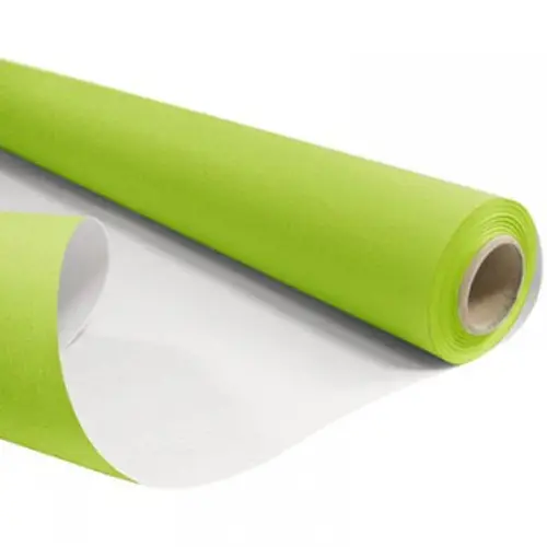 Papier Rolle 80cm weiss/grün 60gr 40m