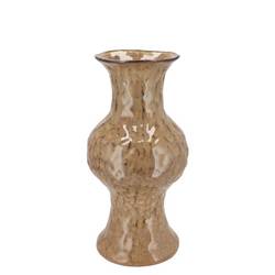 Keramik Vase Cody Bubble braun 17x17x29cm