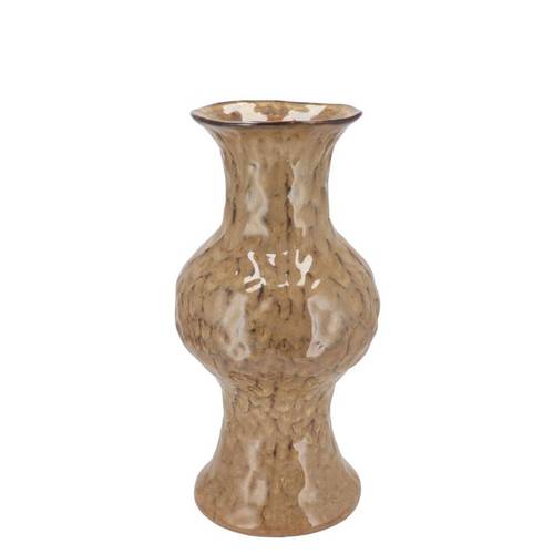 Keramik Vase Cody Bubble braun 17x17x29cm