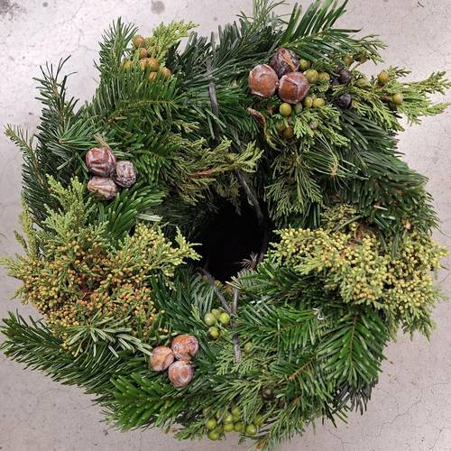 Adventskranz Nordmann 50cm Aussen 55cm