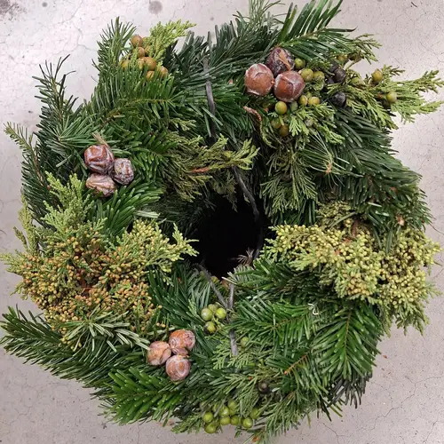 Adventskranz Nordmann 50cm Aussen 55cm