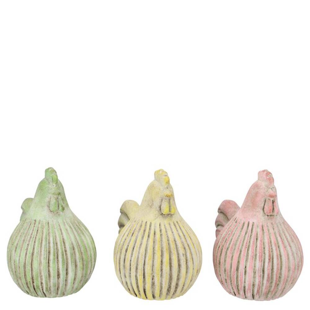 Huhn Dante mix pastel 16x10x16cm