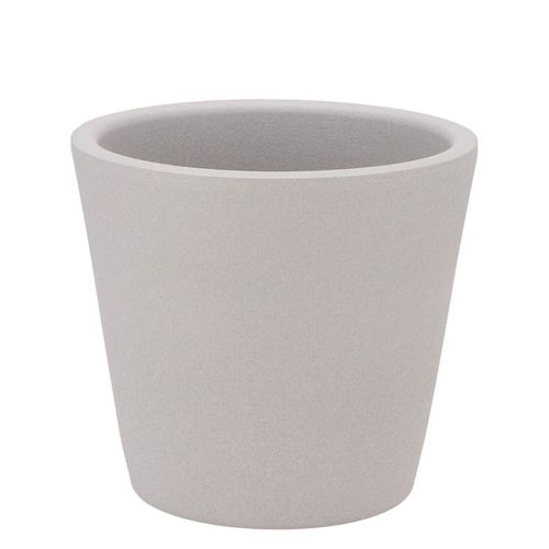 Keramik Übertopf Vinci grau matt D15cm H13cm