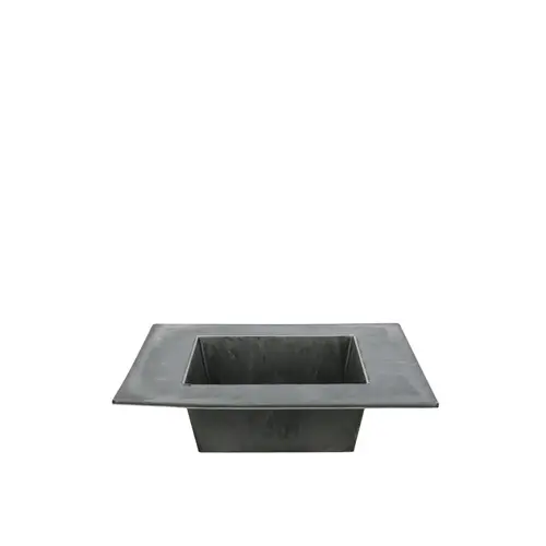 Melamine Schale viereck grau D20cm H05cm