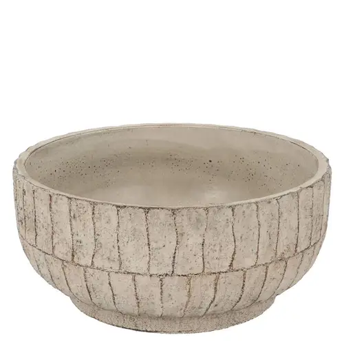 Keramik Schale Nola grau 23x23x10cm