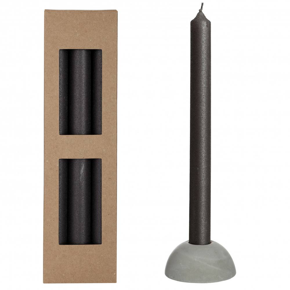 Kerze Bleistift Bliss schwarz D02.2cm H25cm x3