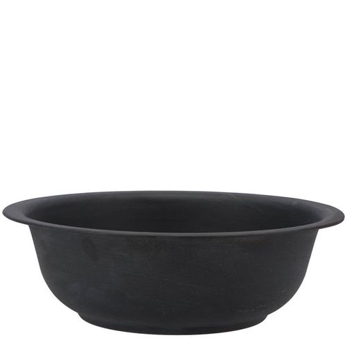 Zinkschale Matt schwarz D26cm H9cm 