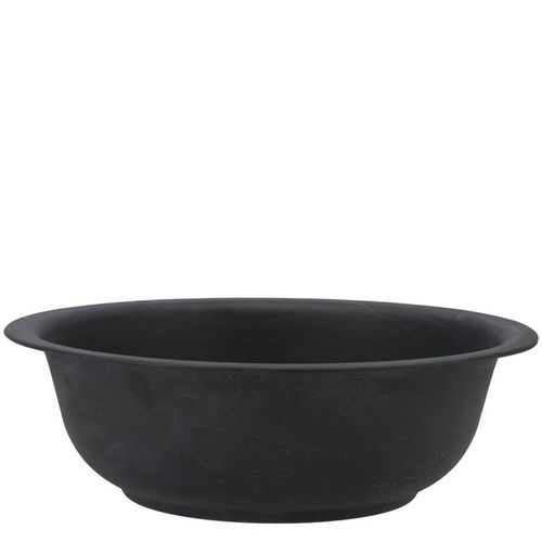 Zinkschale Matt schwarz D26cm H9cm 