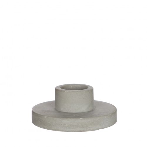 Kerzenständer grau D07cm H03cm 