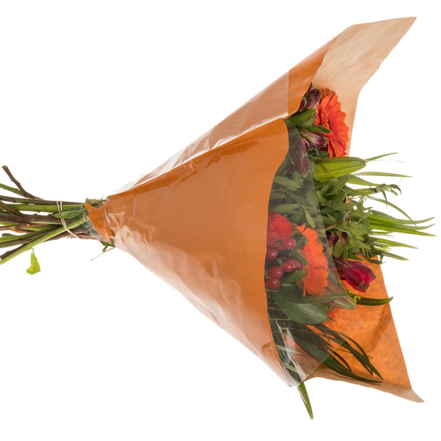 Strauß orange Rosen Speciaal 50cm 21 Stiele