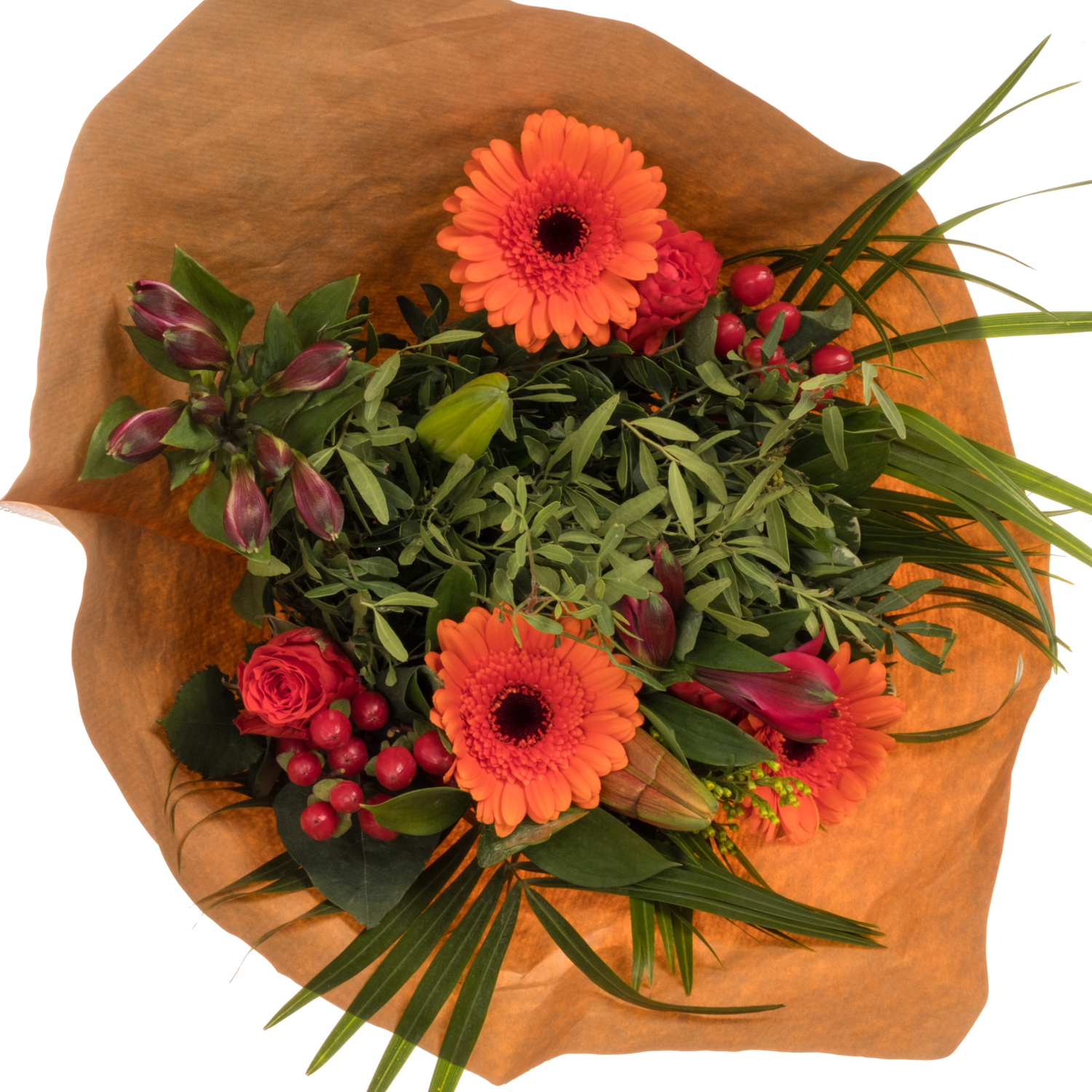 Strauß orange Rosen Speciaal 50cm 21 Stiele