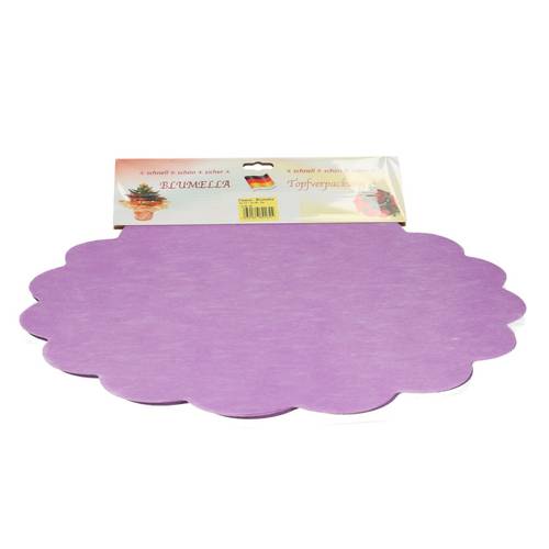 Dekostoff Blatt Blumella lila D44cm x25