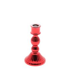 Kerzenständer Luxia rot D08.5cm H15cm