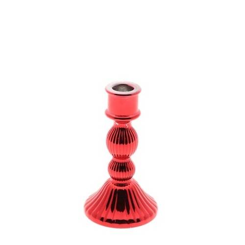 Kerzenständer Luxia rot D08.5cm H15cm