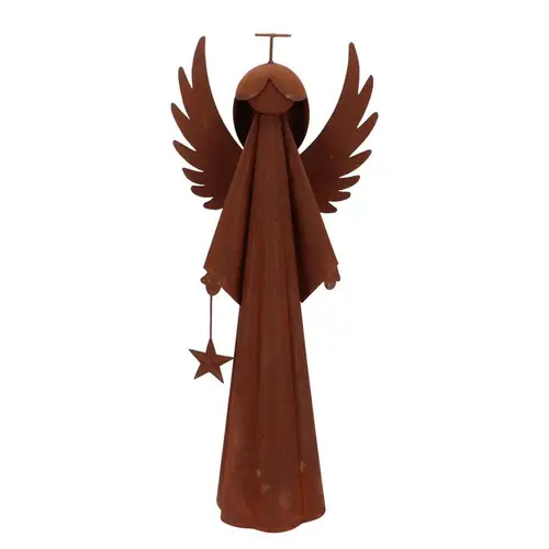 Deko Engel Scottish Rost 25x15x60cm