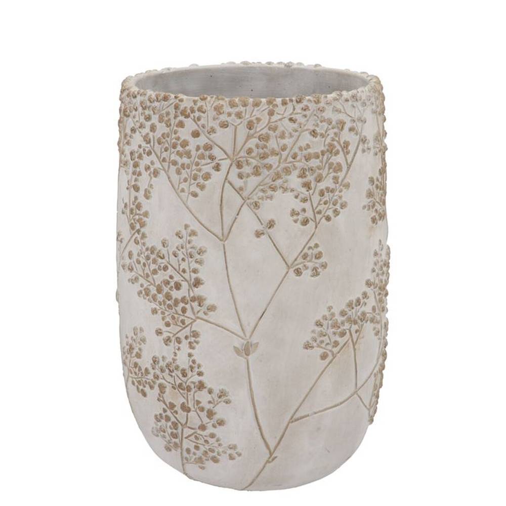 Keramik Vase Alaska Gypsy grau 20x20x29cm