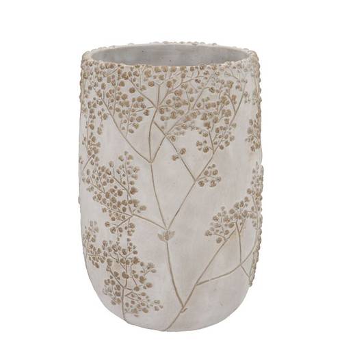 Keramik Vase Alaska Gypsy grau 20x20x29cm