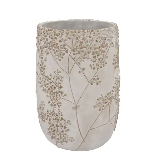 Keramik Vase Alaska Gypsy grau 20x20x29cm