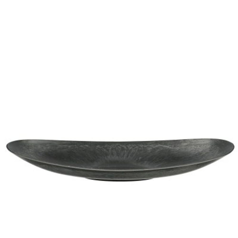 Melamine Schale oval grau 40x17x06cm