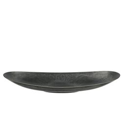 Melamine Schale oval grau 40x17x06cm