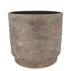 Keramik Übertopf Romy braun D24cm H22cm