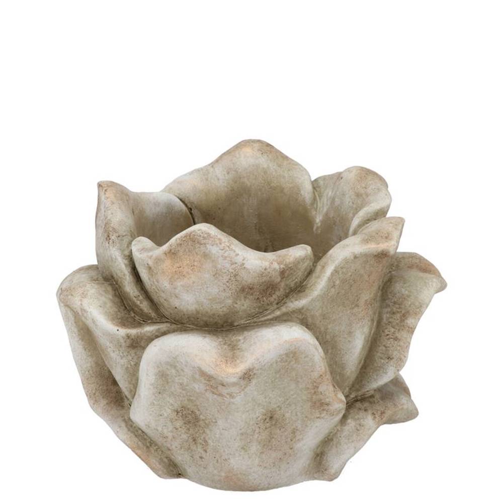 Beton Übertopf Rosa Antique 17x17x12cm