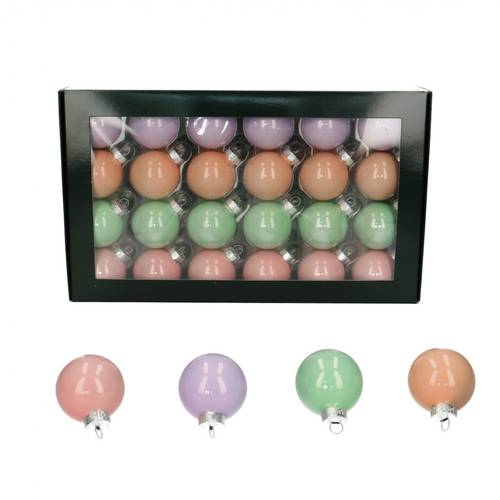 Kugel pastel mix Perle D04cm x48