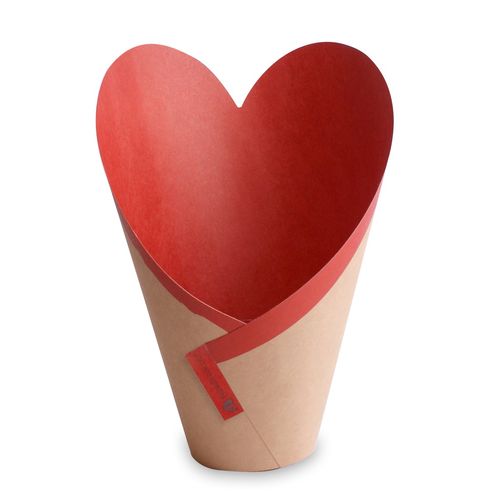 Übertopfdeckel Valentina rot d12.5cm h11cm