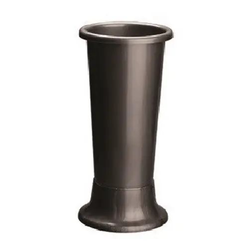 Kunststoff Vase Ideal grau D18cm H45cm