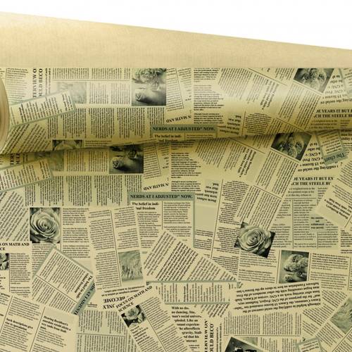 Papier Rolle 80cm News Natur 40m