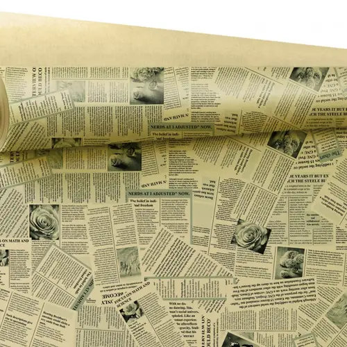 Papier Rolle 80cm News Natur 40m