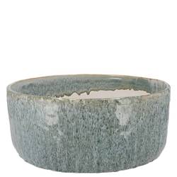 Keramik Schale Iron Stone blau 26x26x12cm