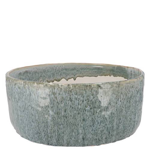 Keramik Schale Iron Stone blau 26x26x12cm