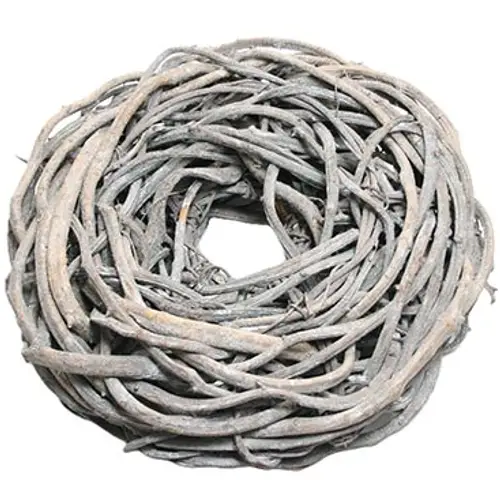 Kranz Crazyvine grau waschen D38cm