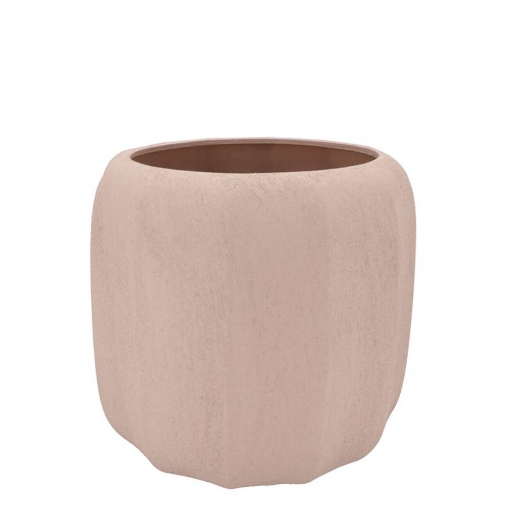 Keramik Übertopf Sidney Sand 21x21x18cm