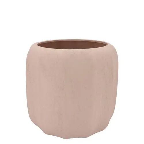 Keramik Übertopf Sidney Sand 21x21x18cm