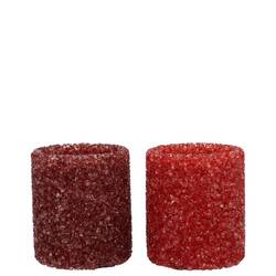 Kerzenhalter Lexie rot 07x07x07cm