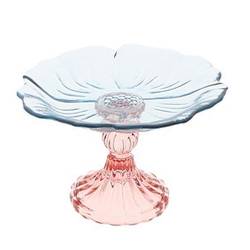 Glas Kuchenplatte Tivoli blau D16.5cm H10.5cm